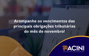 Acompanhe Os Vencimentos Pacini - Pacini Assessoria │ Contabilidade em São Paulo